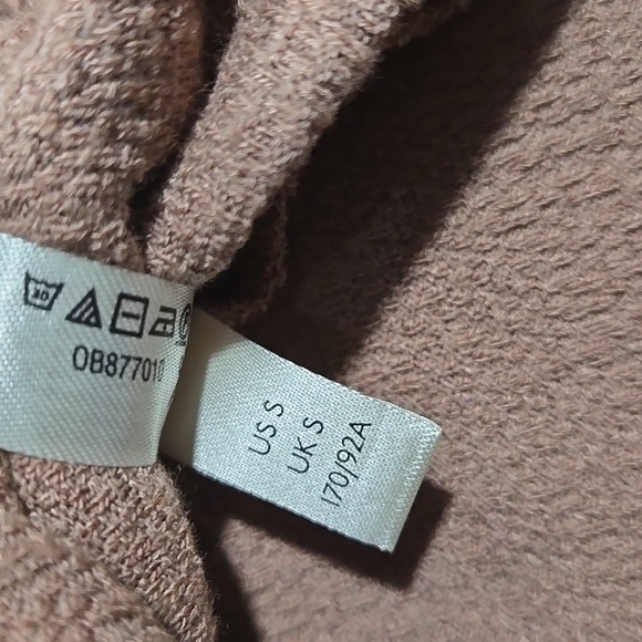 Free People Beach Cutout Long Sleeve Crop Top S - Picture 6 of 7